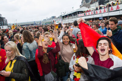 Sfeerbeelden Frankrijk-Belgie @ Huyndai Fan Park Antwerpen, picture 10, photographed by Marc Verdonck - FrontView Magazine