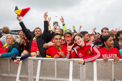 Sfeerbeelden Frankrijk-Belgie @ Huyndai Fan Park Antwerpen, picture 16, photographed by Marc Verdonck - FrontView Magazine