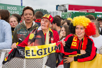 Sfeerbeelden Frankrijk-Belgie @ Huyndai Fan Park Antwerpen, picture 17, photographed by Marc Verdonck - FrontView Magazine