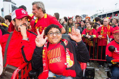 Sfeerbeelden Frankrijk-Belgie @ Huyndai Fan Park Antwerpen, picture 24, photographed by Marc Verdonck - FrontView Magazine