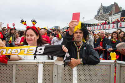Sfeerbeelden Frankrijk-Belgie @ Huyndai Fan Park Antwerpen, picture 25, photographed by Marc Verdonck - FrontView Magazine