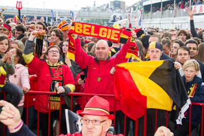 Sfeerbeelden Frankrijk-Belgie @ Huyndai Fan Park Antwerpen, picture 31, photographed by Marc Verdonck - FrontView Magazine