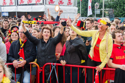 Sfeerbeelden Frankrijk-Belgie @ Huyndai Fan Park Antwerpen, picture 32, photographed by Marc Verdonck - FrontView Magazine