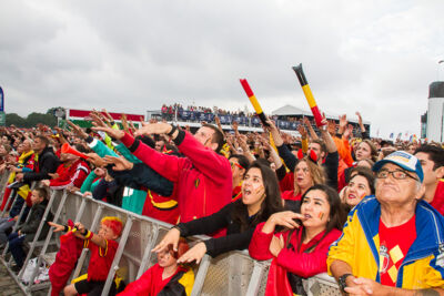 Sfeerbeelden Frankrijk-Belgie @ Huyndai Fan Park Antwerpen, picture 43, photographed by Marc Verdonck - FrontView Magazine
