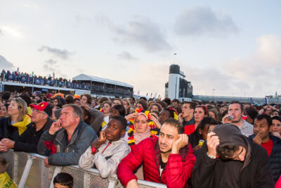 Sfeerbeelden Frankrijk-Belgie @ Huyndai Fan Park Antwerpen, picture 55, photographed by Marc Verdonck - FrontView Magazine