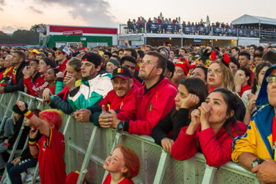 Sfeerbeelden Frankrijk-Belgie @ Huyndai Fan Park Antwerpen, picture 63, photographed by Marc Verdonck - FrontView Magazine