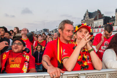 Sfeerbeelden Frankrijk-Belgie @ Huyndai Fan Park Antwerpen, picture 64, photographed by Marc Verdonck - FrontView Magazine