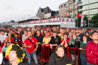 Sfeerbeelden Frankrijk-Belgie @ Huyndai Fan Park Antwerpen, picture 65, photographed by Marc Verdonck - FrontView Magazine