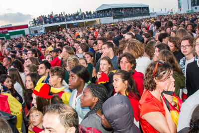 Sfeerbeelden Frankrijk-Belgie @ Huyndai Fan Park Antwerpen, picture 67, photographed by Marc Verdonck - FrontView Magazine