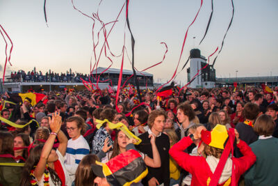 Sfeerbeelden Frankrijk-Belgie @ Huyndai Fan Park Antwerpen, picture 89, photographed by Marc Verdonck - FrontView Magazine