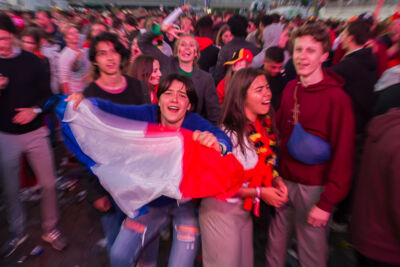 Sfeerbeelden Frankrijk-Belgie @ Huyndai Fan Park Antwerpen, picture 95, photographed by Marc Verdonck - FrontView Magazine