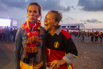Sfeerbeelden Frankrijk-Belgie @ Huyndai Fan Park Antwerpen, picture 107, photographed by Marc Verdonck - FrontView Magazine