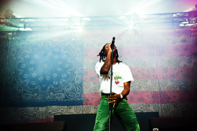 Joey Bada$$ @ Dour Festival 2018, picture 2, photographed by Magali Decamps - FrontView Magazine