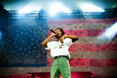 Joey Bada$$ @ Dour Festival 2018, picture 8, photographed by Magali Decamps - FrontView Magazine