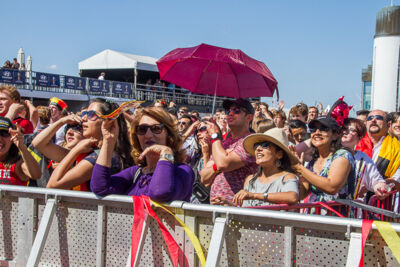 Sfeerbeelden Belgie-Engeland @ Huyndai Fan Park Antwerpen, foto 1, foto's door Marc Verdonck - FrontView Magazine