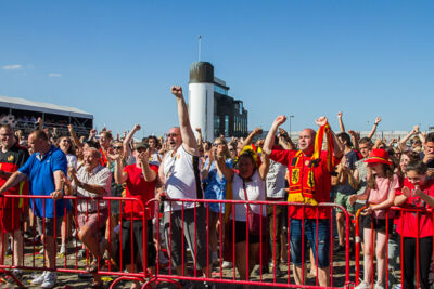 Sfeerbeelden Belgie-Engeland @ Huyndai Fan Park Antwerpen, foto 11, foto's door Marc Verdonck - FrontView Magazine