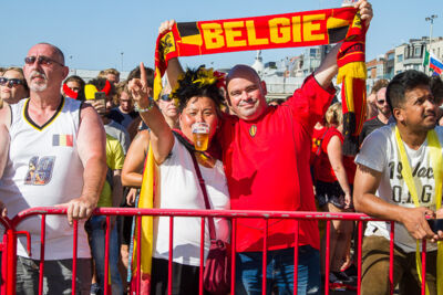 Sfeerbeelden Belgie-Engeland @ Huyndai Fan Park Antwerpen, foto 25, foto's door Marc Verdonck - FrontView Magazine