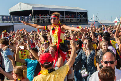 Sfeerbeelden Belgie-Engeland @ Huyndai Fan Park Antwerpen, foto 33, foto's door Marc Verdonck - FrontView Magazine