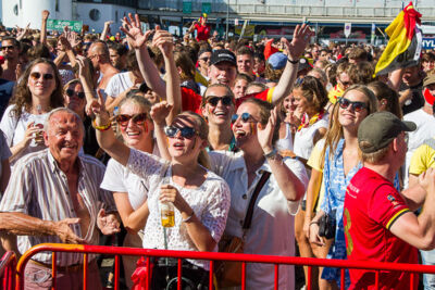 Sfeerbeelden Belgie-Engeland @ Huyndai Fan Park Antwerpen, foto 34, foto's door Marc Verdonck - FrontView Magazine
