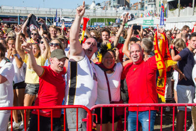 Sfeerbeelden Belgie-Engeland @ Huyndai Fan Park Antwerpen, foto 35, foto's door Marc Verdonck - FrontView Magazine