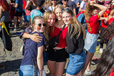 Sfeerbeelden Belgie-Engeland @ Huyndai Fan Park Antwerpen, foto 38, foto's door Marc Verdonck - FrontView Magazine