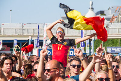 Sfeerbeelden Belgie-Engeland @ Huyndai Fan Park Antwerpen, foto 43, foto's door Marc Verdonck - FrontView Magazine