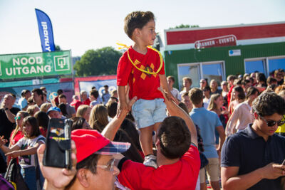 Sfeerbeelden Belgie-Engeland @ Huyndai Fan Park Antwerpen, foto 45, foto's door Marc Verdonck - FrontView Magazine
