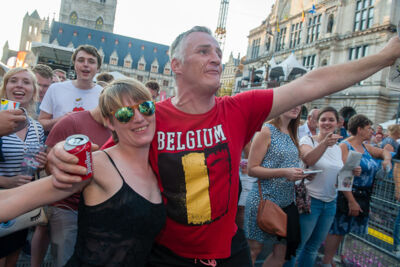 Vlaanderen Zingt @ Sint-Baafsplein - Gentse Feesten, foto 17, foto's door Dimitri Vanlommel - FrontView Magazine