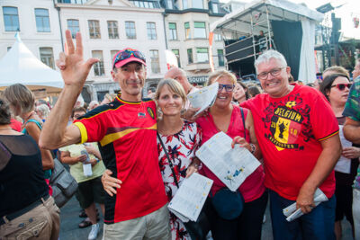 Vlaanderen Zingt @ Sint-Baafsplein - Gentse Feesten, foto 22, foto's door Dimitri Vanlommel - FrontView Magazine