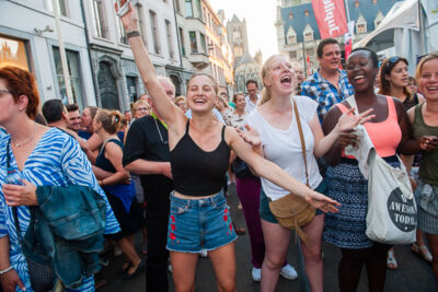 Vlaanderen Zingt @ Sint-Baafsplein - Gentse Feesten, foto 35, foto's door Dimitri Vanlommel - FrontView Magazine