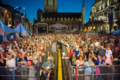 Vlaanderen Zingt @ Sint-Baafsplein - Gentse Feesten, foto 84, foto's door Dimitri Vanlommel - FrontView Magazine