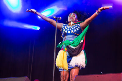 Timbila Muzimba @ Sfinks Mixed 2018, picture 1, photographed by Marc Verdonck - FrontView Magazine