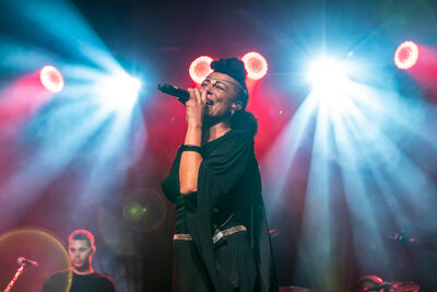 Zap mama @ Dranouter, picture 13, photographed by Frank Lambrechts - FrontView Magazine