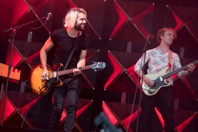 Warhaus @ Lokerse Feesten, picture 1, photographed by Nick De Baerdemaeker - FrontView Magazine