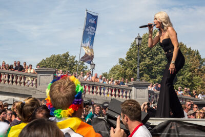 Silvy De Bie @ Antwerp Pride Closing Festival, picture 12, photographed by Marc Verdonck - FrontView Magazine