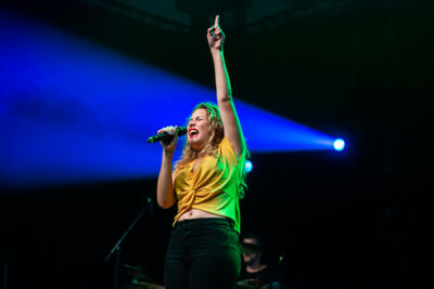 Vlaanderen Boven Band met Gene Thomas, Maureen & Mama's Jasje @ Parkhappening Schoten 2018, picture 17, photographed by Dimitri Vanlommel - FrontView Magazine