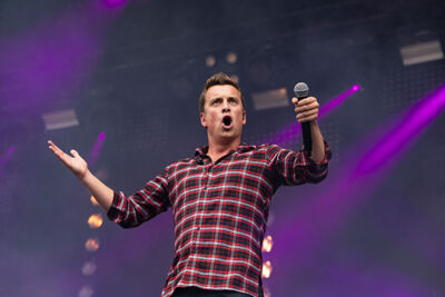 Niels Destadsbader @ Maanrock, foto 1, foto's door FrontView Magazine