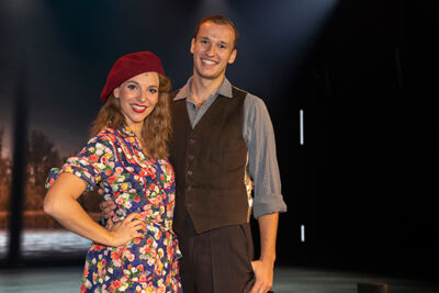 Open repetitie spektakel-musical 40-45 @ Pop-up theater studio 100 Puurs, picture 13, photographed by dirk janssens - FrontView Magazine