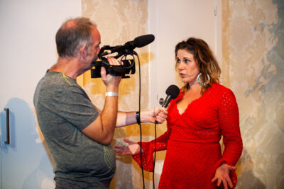 Première Wie wordt de man van Wendy @ Rode zaal - Fakkeltheater, foto 29, foto's door Goele Bormans - FrontView Magazine