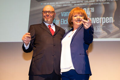 An Nelissen wordt burgemeester in 't Schoon Verdiep @ Theater Elckerlyc, picture 6, photographed by dirk janssens - FrontView Magazine