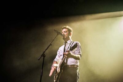 Frank Turner & the sleeping souls. @ 013 Tilburg, foto 1, foto's door Gert Daemen - FrontView Magazine