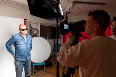 Opnames "Je bent niet alleen" - De grote wens band, foto 3, foto's door Frank Lambrechts - FrontView Magazine