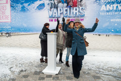 Persvoorstelling Vapeurs 2 @ Operaplein, foto 18, foto's door Goele Bormans - FrontView Magazine