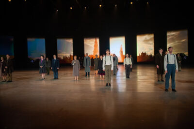 Première Laura Tesoro in 40-45 @ Studio 100 Pop-up Theater, picture 2, photographed by Goele Bormans - FrontView Magazine