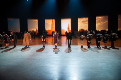 Première Laura Tesoro in 40-45 @ Studio 100 Pop-up Theater, picture 3, photographed by Goele Bormans - FrontView Magazine