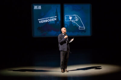 Schoolvoorstelling 40-45 @ Studio 100 Pop-Up Theater, foto 2, foto's door Marc Verdonck - FrontView Magazine