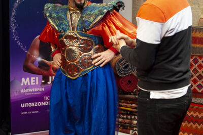 Persconferentie Aladdin @ Ashtari Oriental Carpets, picture 10, photographed by Sandra Van Watermeulen - FrontView Magazine