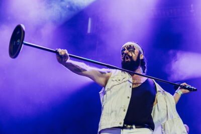 Hank Von Hell @ Groezrock 2019, picture 4, photographed by Dorien Goetschalckx - FrontView Magazine
