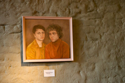 'Cry For Me' Original Painting @ Compact Disk Dummies, foto 14, foto's door Bart Baevegems - FrontView Magazine