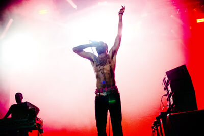 Death Grips @ Dour Festival 2019, picture 2, photographed by Magali Decamps - FrontView Magazine